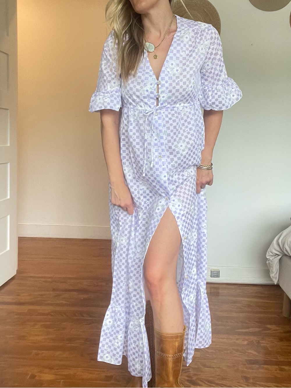 Vintage nightgown cover